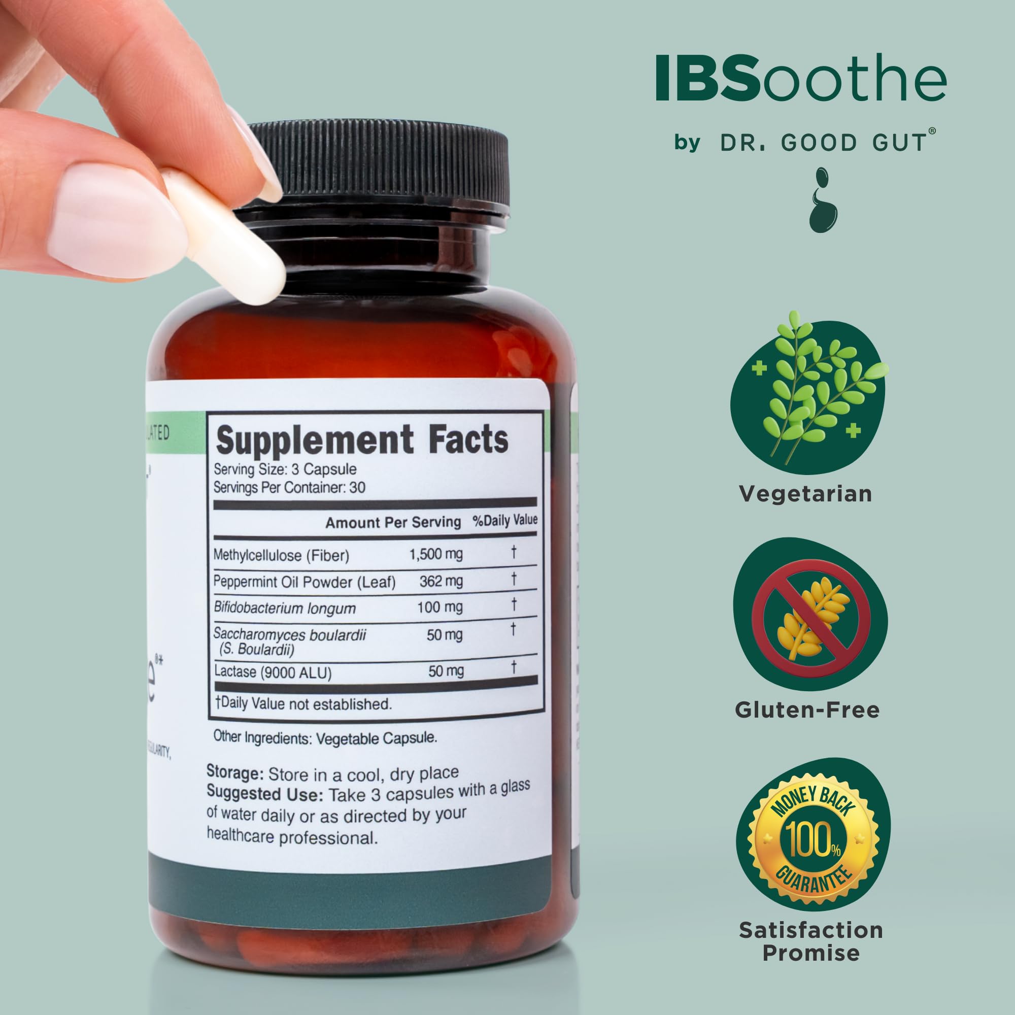 DR. GOODGUT Multi-Enzyme Supplement ingredients list