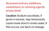 Dr. Goodpet Vitamin C Crystals being mixed into pet food