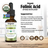 Dr. Green Mom Folinic Acid Drops ingredients list