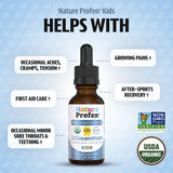 Dr. Green Mom Nature Profen Kids liquid herbal supplement with packaging