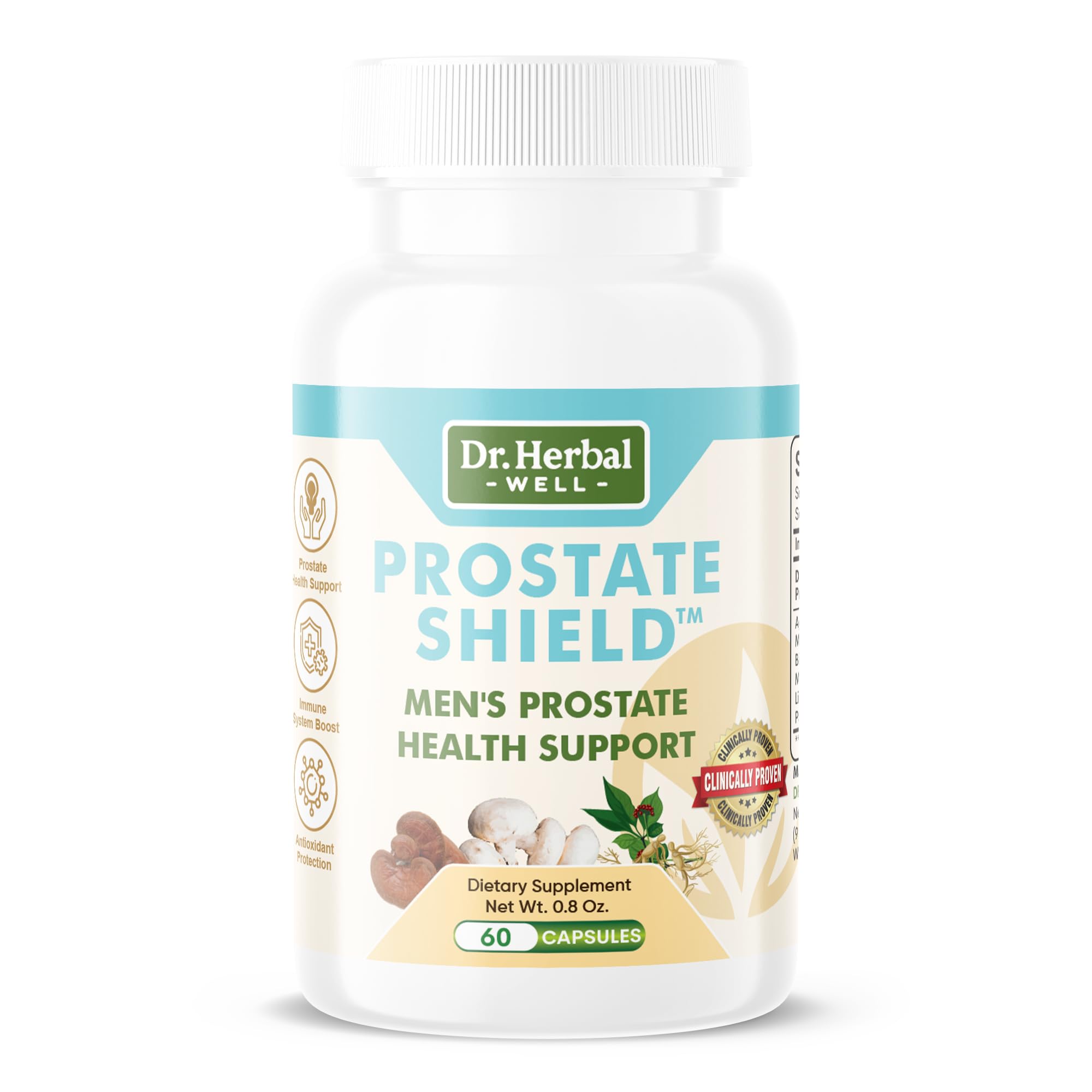 DR. HERBAL WELL Prostate Support Capsules front view