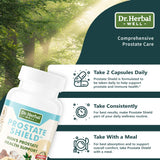 DR. HERBAL WELL Prostate Support Capsules ingredients close-up