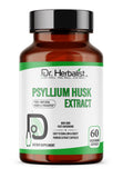 Dr. HERBALIST Psyllium Husk Extract Capsules 60 count front view