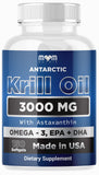 Dr. JOEL'S Krill Oil Supplement 75-day supply softgel bottle front view
