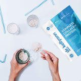 Dr. Kellyann Collagen Peptides Powder in a smoothie