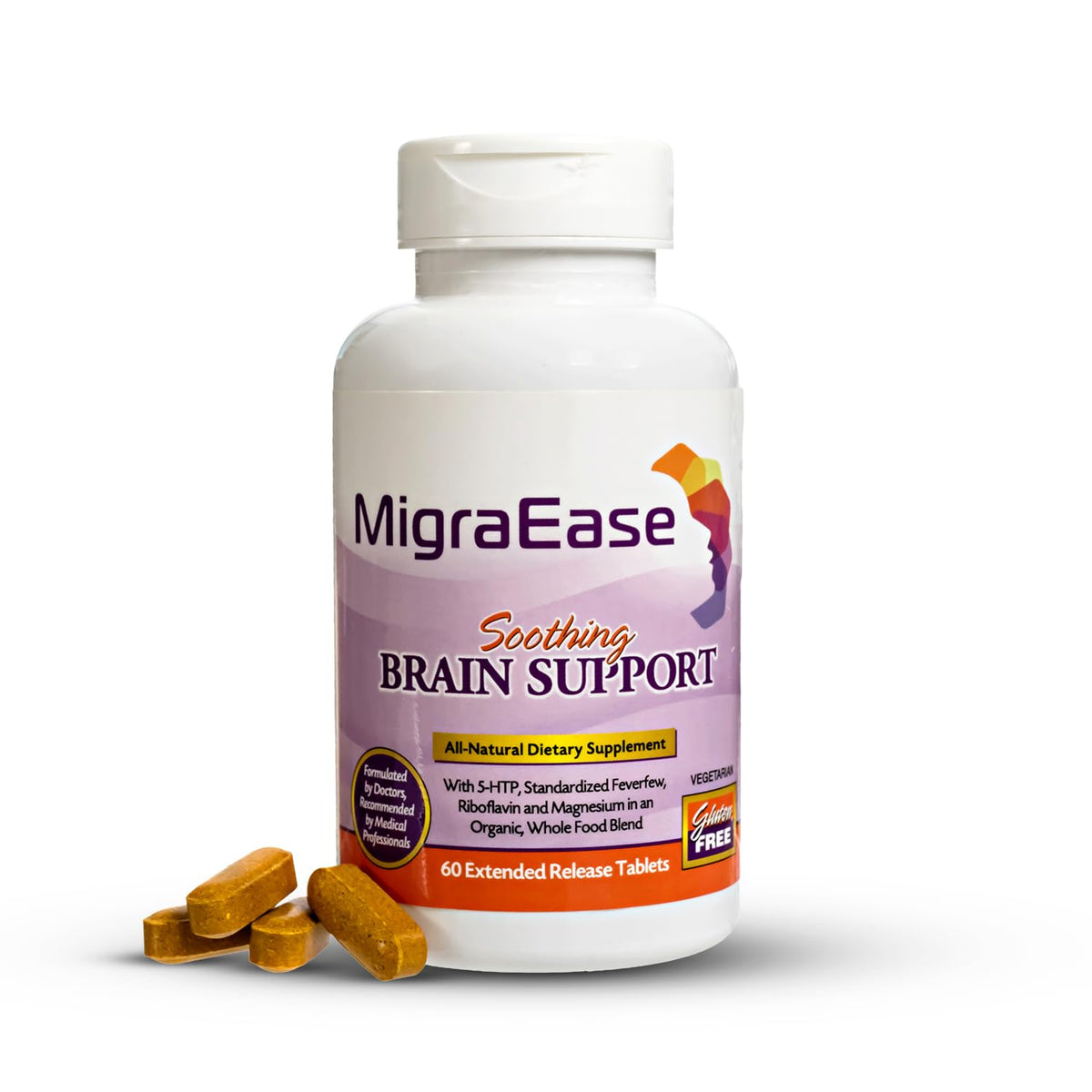 DR. KNOWLES Migraine Support Supplement 60 caplets front view