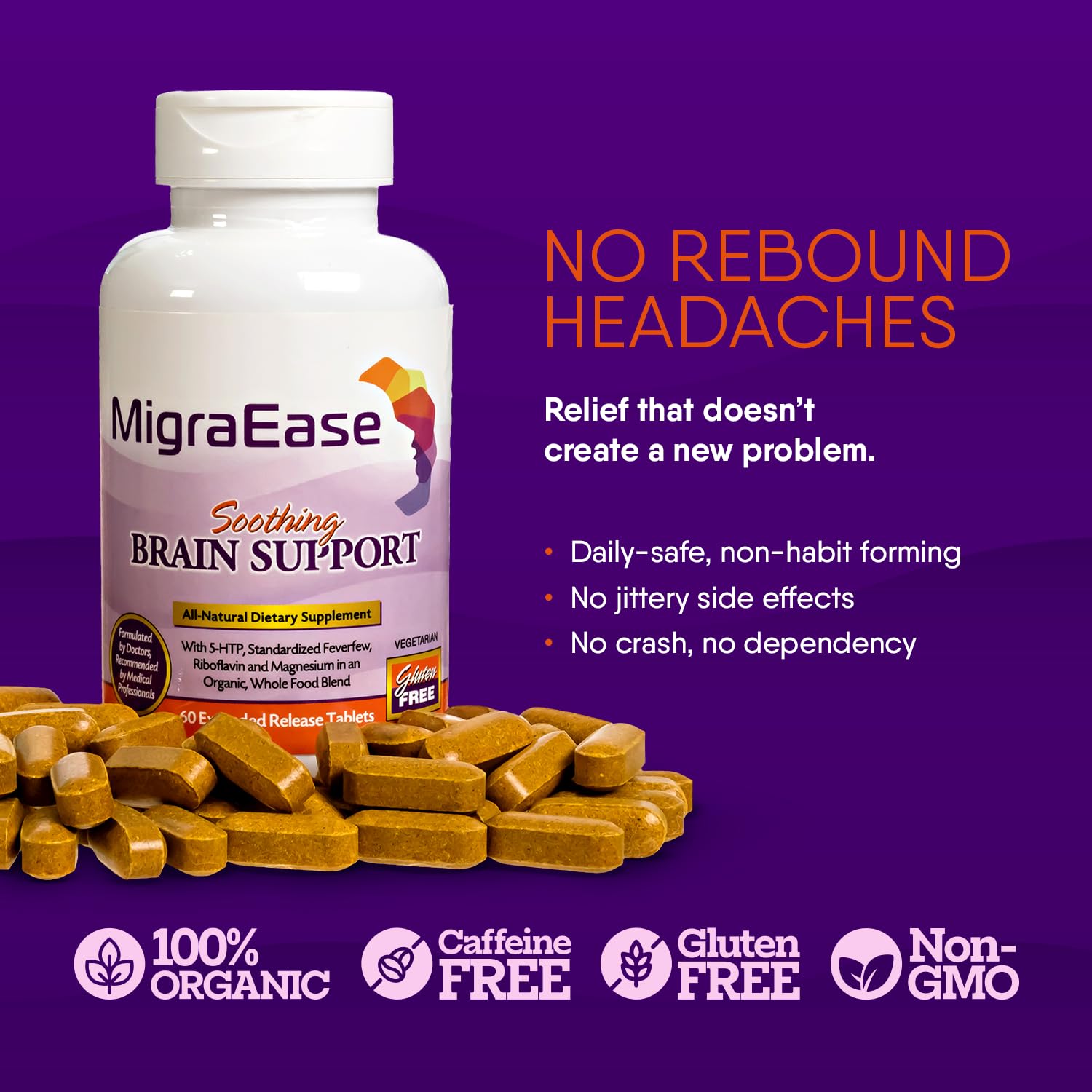 DR. KNOWLES Migraine Support Supplement packaging details