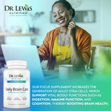 Dr Lewis Nutrition Brain Support Supplement packaging