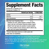 Dr Lewis Nutrition Brain Support Supplement side view