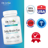 Dr Lewis Nutrition Brain Support Supplement with rice bran and BiAloe