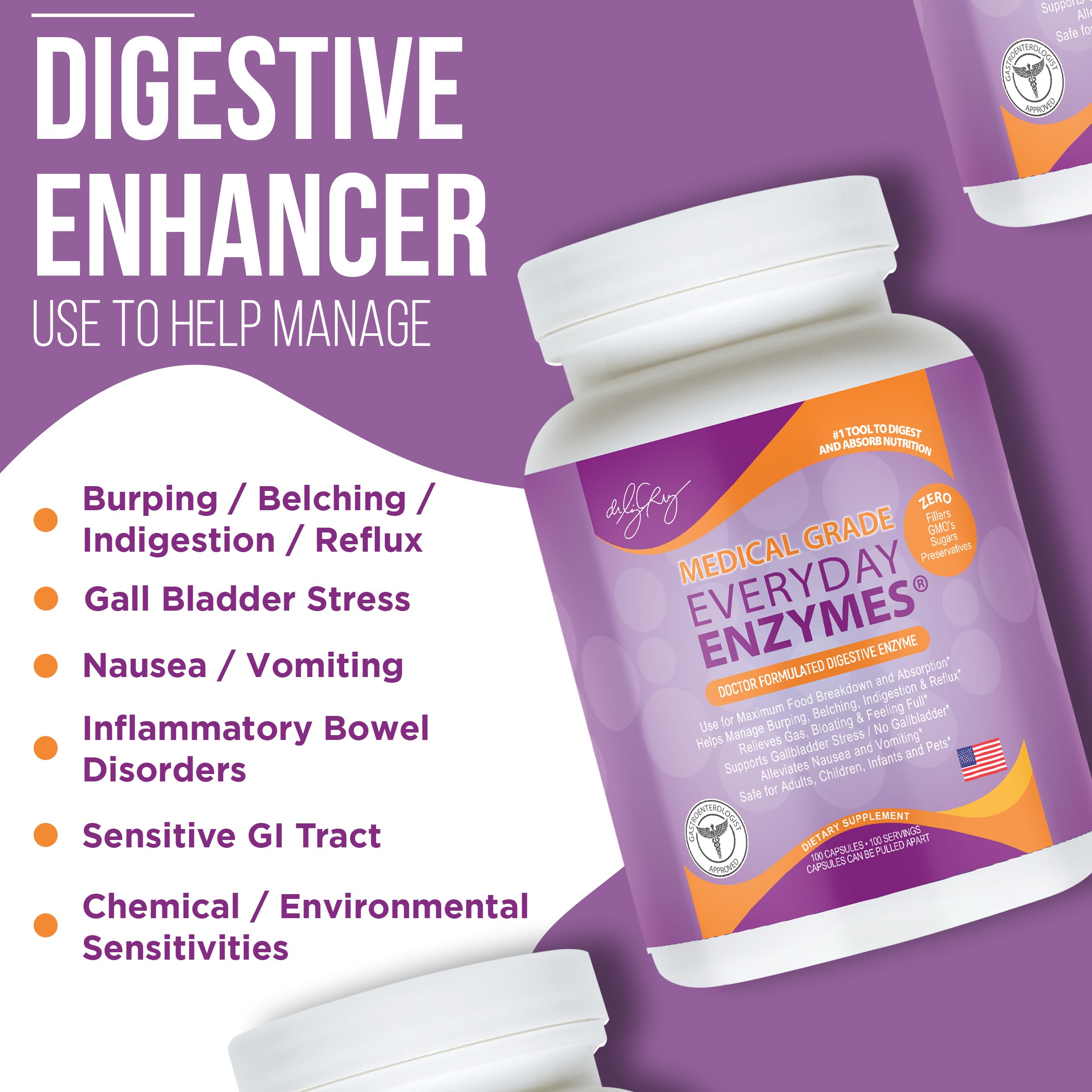 Dr. Liz Cruz Multi-Enzyme Supplement 91g back view