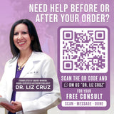 Dr. Liz Cruz Multi-Enzyme Supplement 91g side view