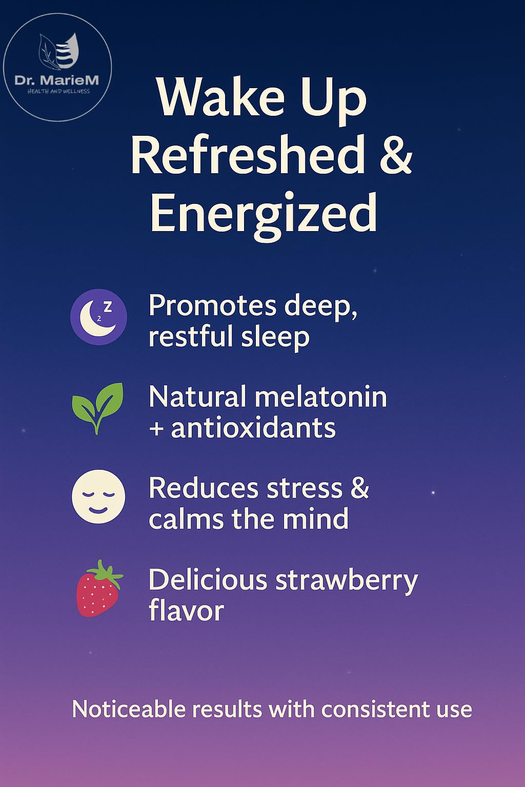 Dr. MarieM Sleep Ease+ Melatonin Gummies in a lifestyle setting