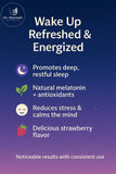 Dr. MarieM Sleep Ease+ Melatonin Gummies in a lifestyle setting