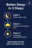 Dr. MarieM Sleep Ease+ Melatonin Gummies with a glass of water
