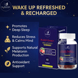 Dr. MarieM Sleep Ease+ Melatonin Gummies with strawberry flavour