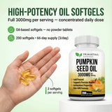 DR. MARTIN'S NUTRITION Omega 3-6-9 Pumpkin Seed Oil nutritional information