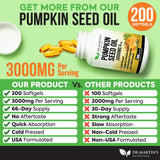 DR. MARTIN'S NUTRITION Omega 3-6-9 Pumpkin Seed Oil softgels with a measuring spoon