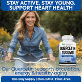 DR. MARTIN'S NUTRITION Quercetin 1000mg supplement with a glass of water