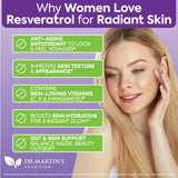 DR. MARTIN'S NUTRITION Resveratrol Supplement capsule format close-up