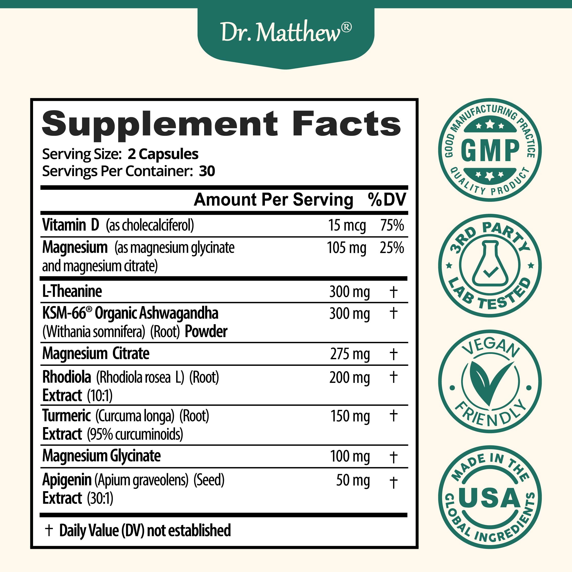 Dr. Matthew CortiRest capsules in a hand