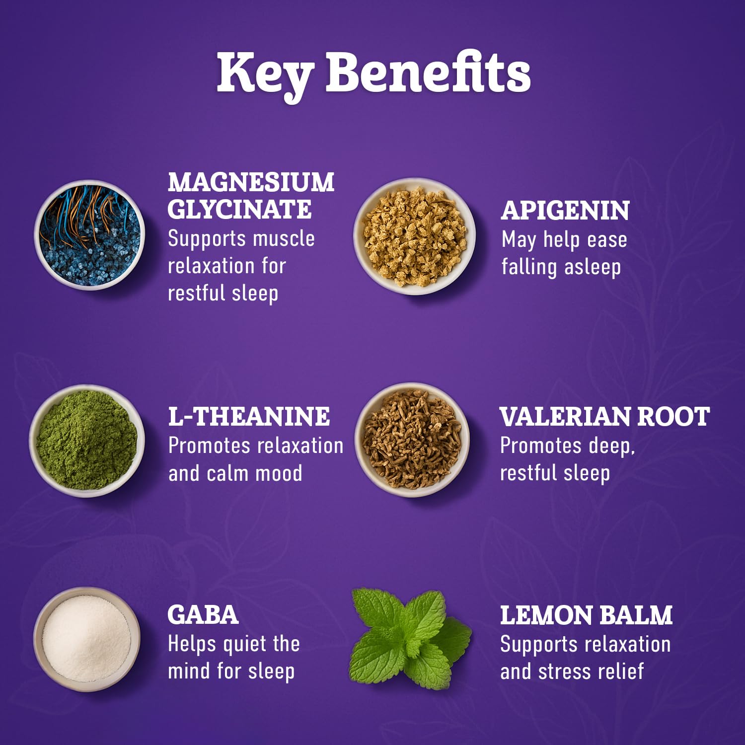 Dr. Matthew magnesium glycinate sleep supplement ingredients list