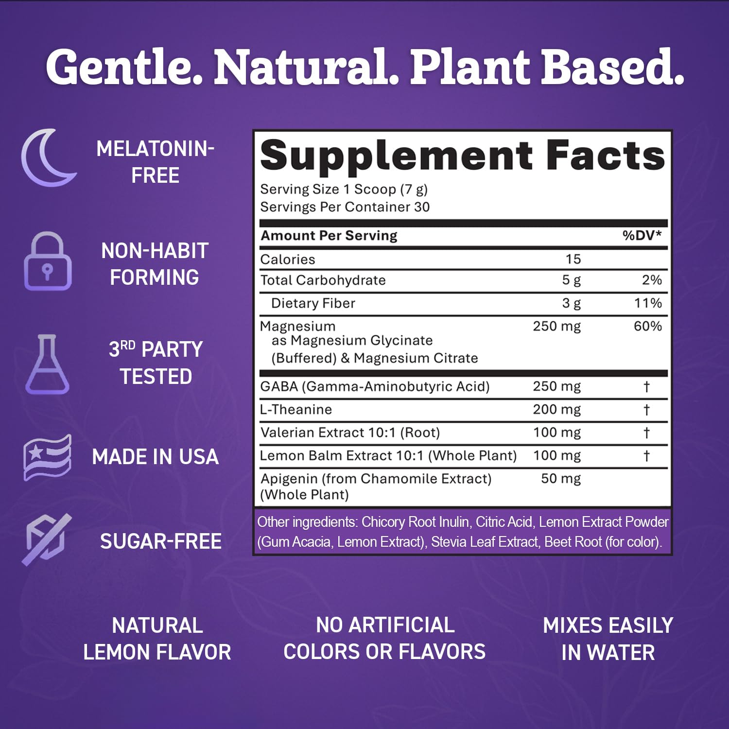 Dr. Matthew magnesium glycinate sleep supplement with a scoop