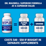 Dr. Maxwell Alpha GPC Choline + Uridine Monophosphate packaging
