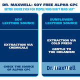 Dr. Maxwell Alpha GPC Choline + Uridine Monophosphate vegetable capsules