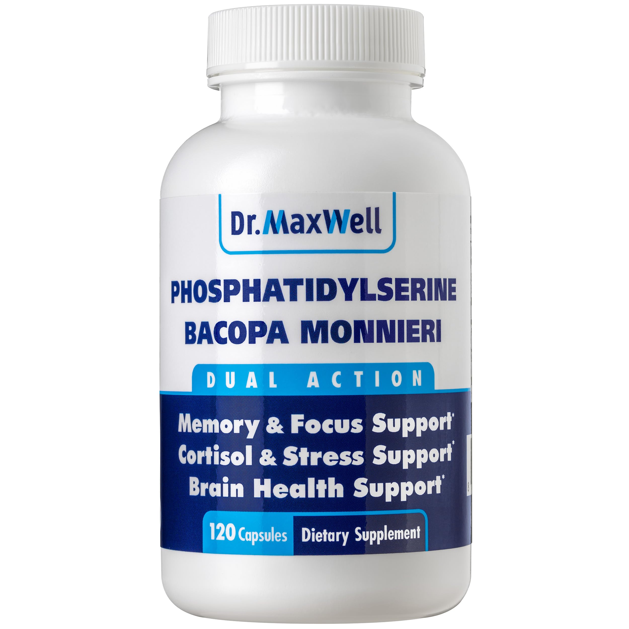 Dr. Maxwell Bacopa Monnieri 300mg supplement front view