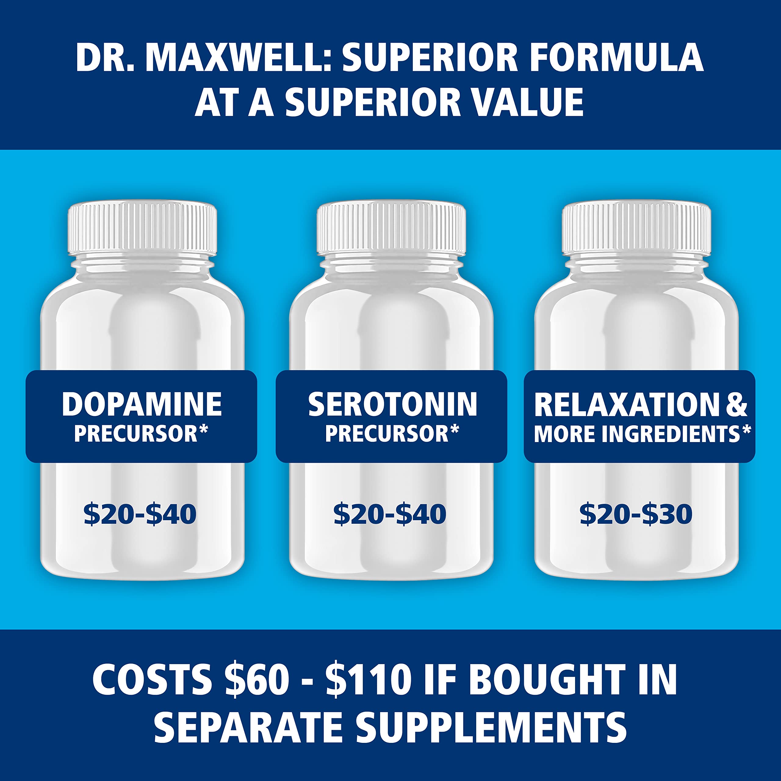 Dr. Maxwell supplement bottle with a measuring spoon