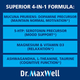 Dr. Maxwell supplement ingredients list on packaging
