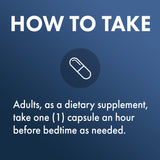Dr. Mercola 5 mg Melatonin capsules on a wooden surface