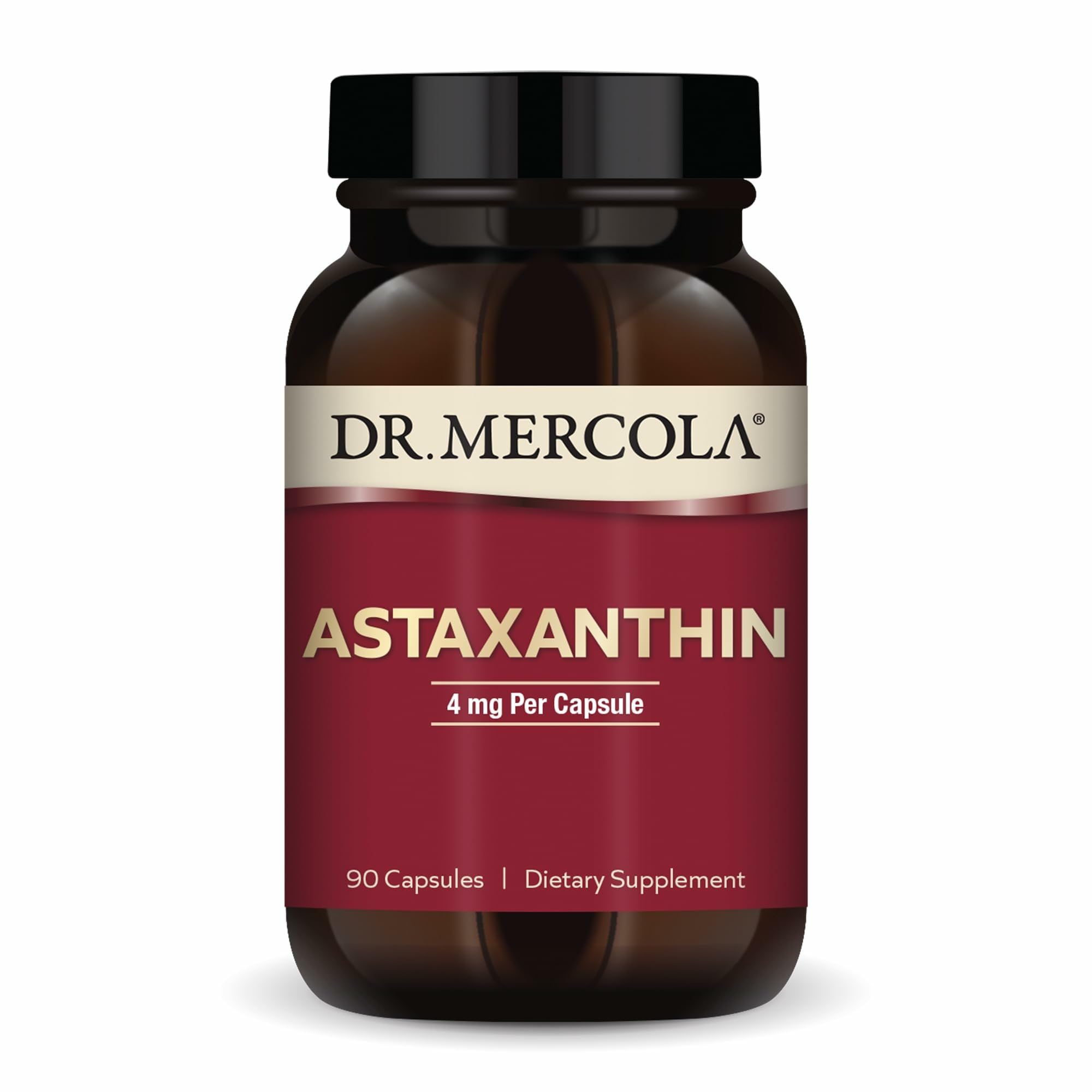 Dr. Mercola Astaxanthin 150g front view of packaging