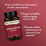 Dr. Mercola Astaxanthin bottle side view