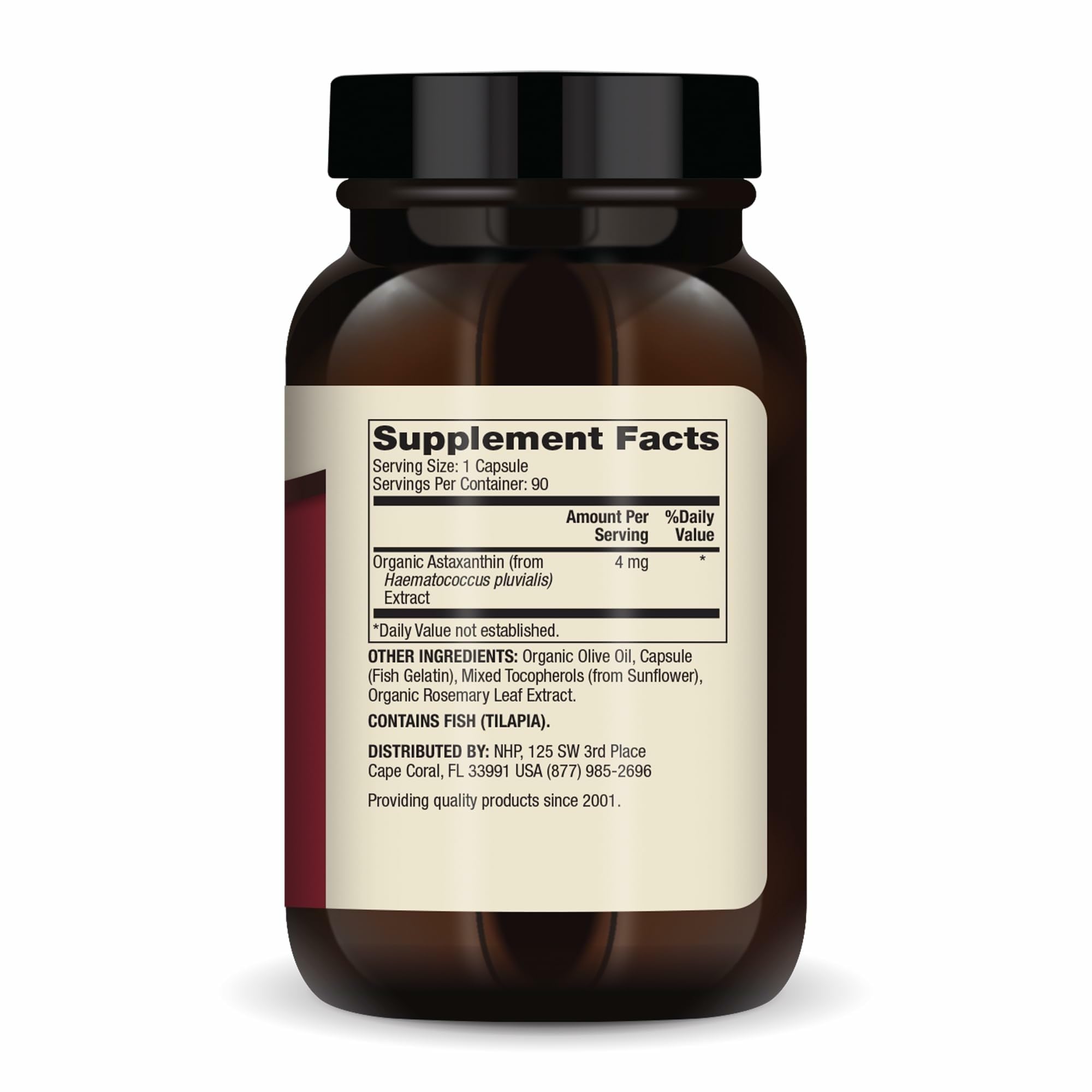 Dr. Mercola Astaxanthin capsules close-up