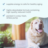 Dr. Mercola Bark & Whiskers Ubiquinol Liquid Pump packaging