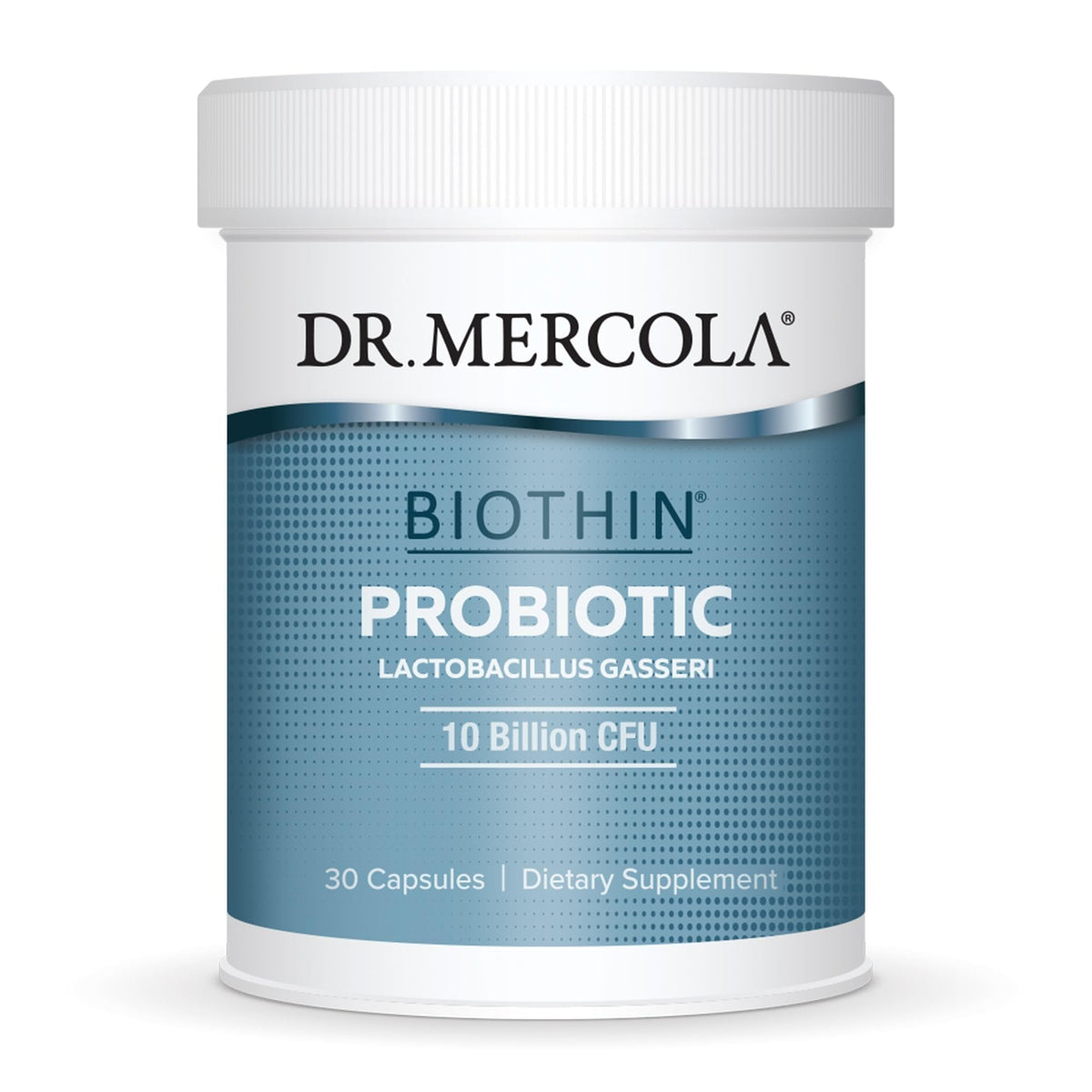 Dr. Mercola Biothin Probiotic Supplement front view