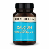 Dr. Mercola Calcium with Vitamins D3 and K2 125mg Capsules front view