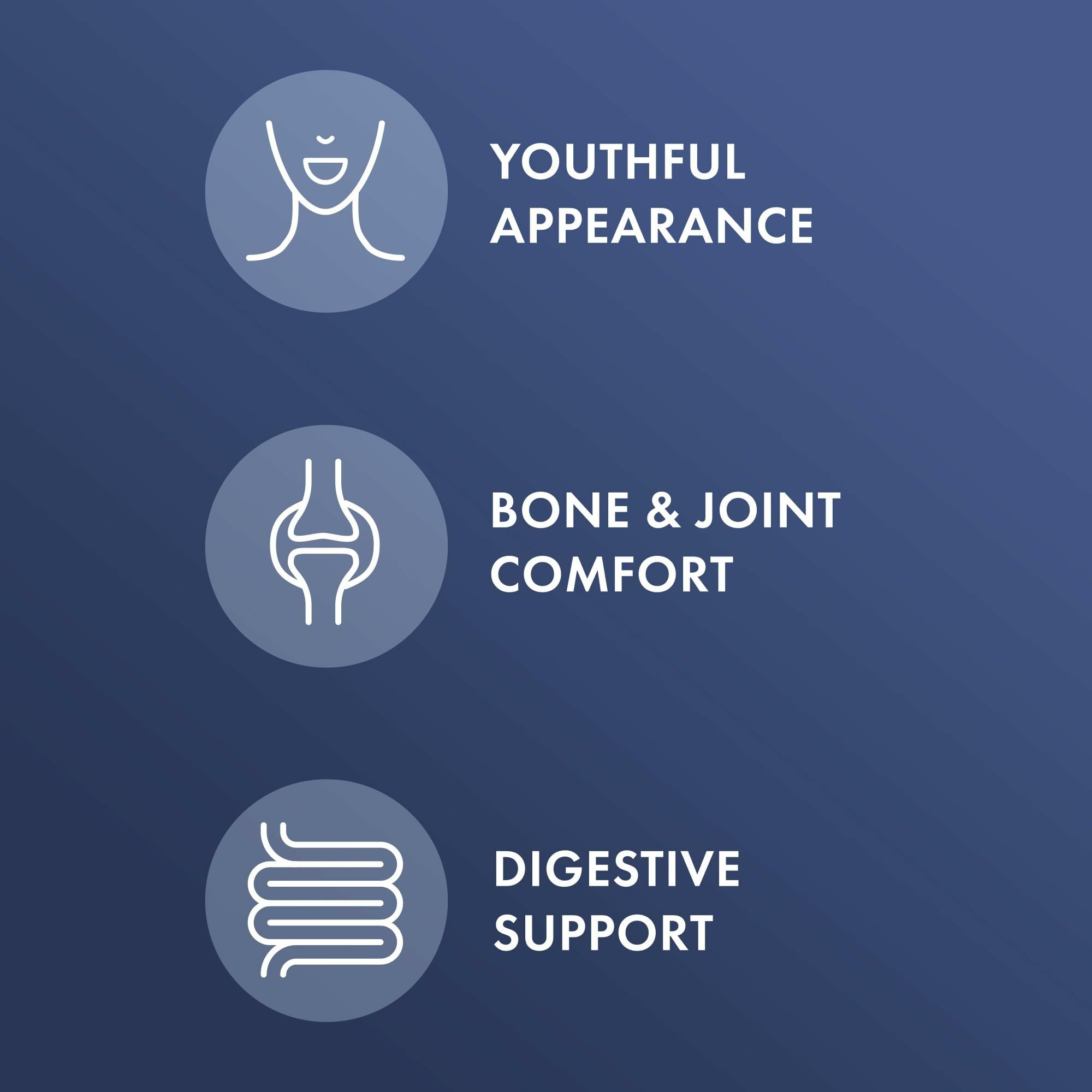 Dr. Mercola Collagen Complex 290g in a glass of water