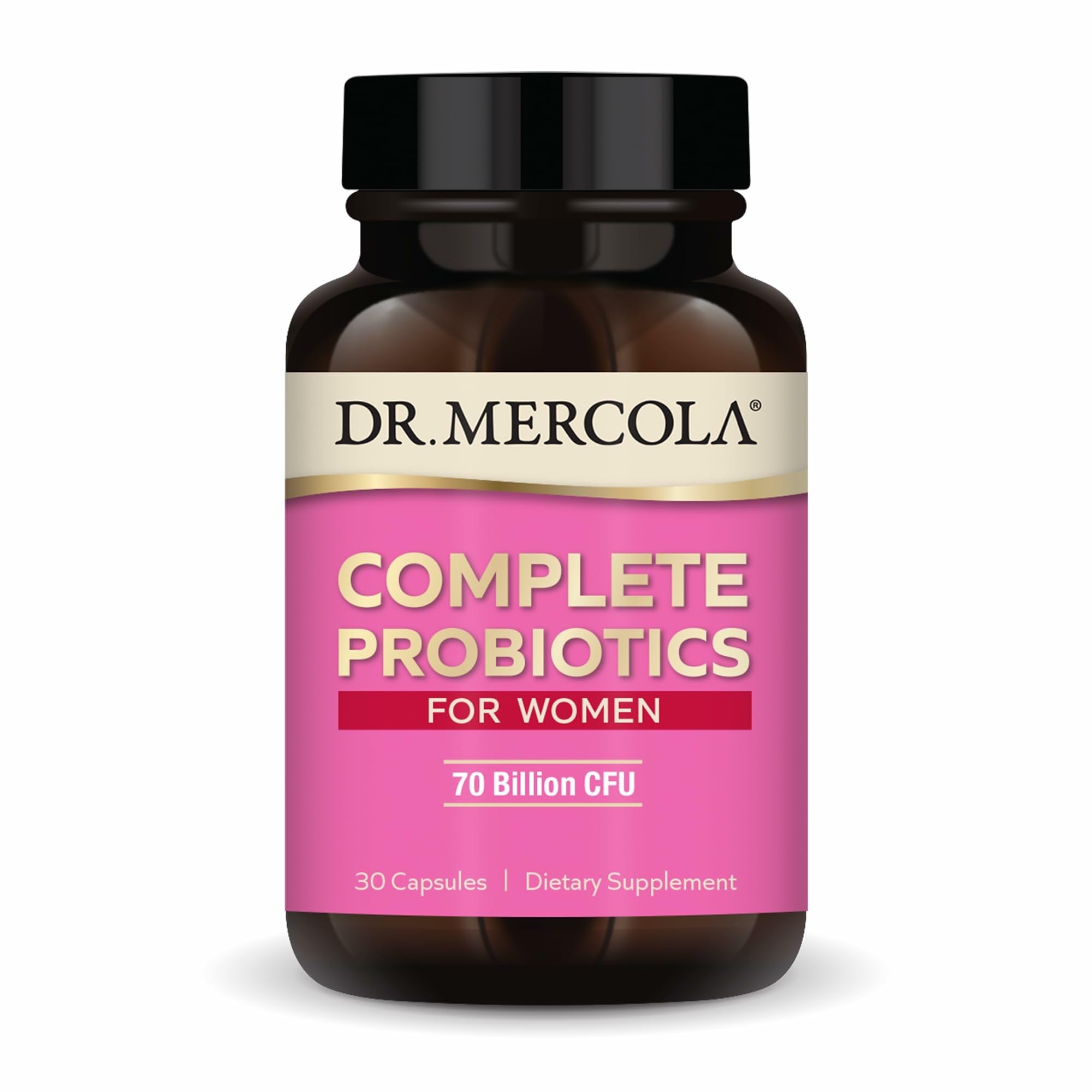 Dr. Mercola Complete Probiotics for Women front view packaging