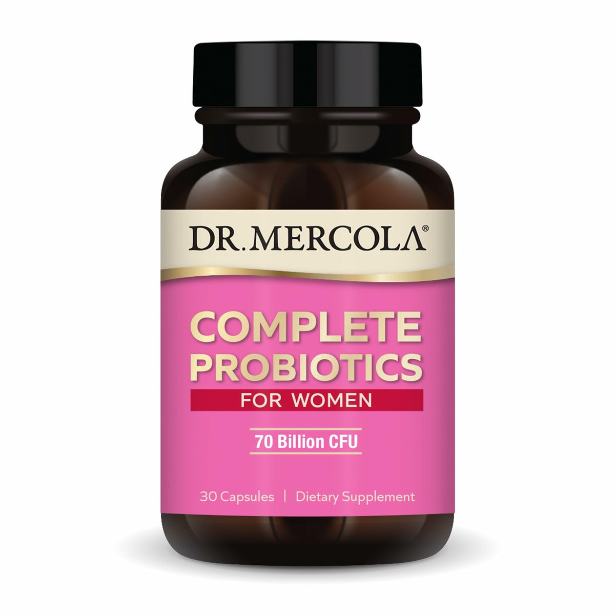 Dr. Mercola Complete Probiotics for Women front view packaging