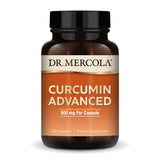 Dr. Mercola Curcumin Advanced 500mg capsules front view