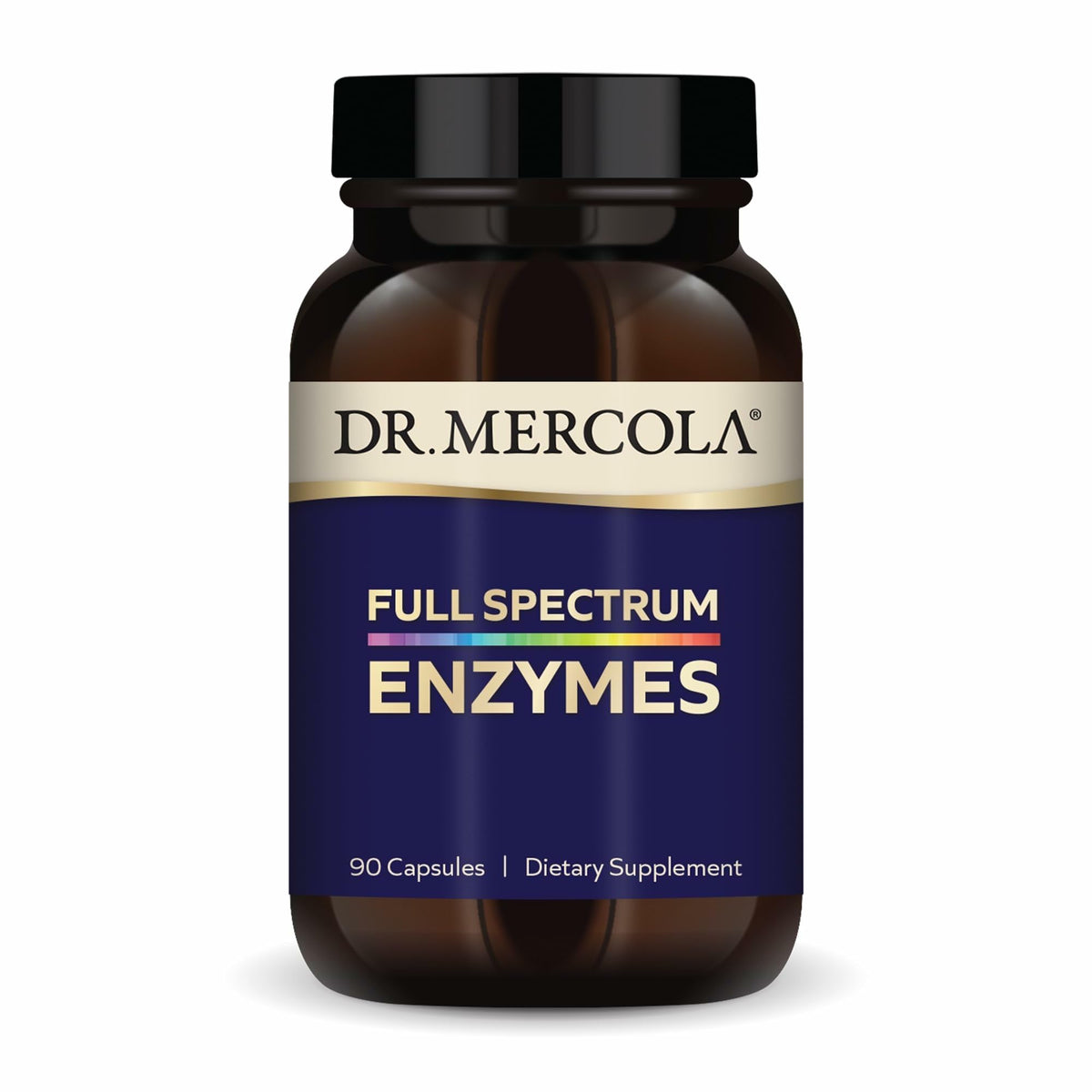 Dr. Mercola Full Spectrum Enzymes 100g front view