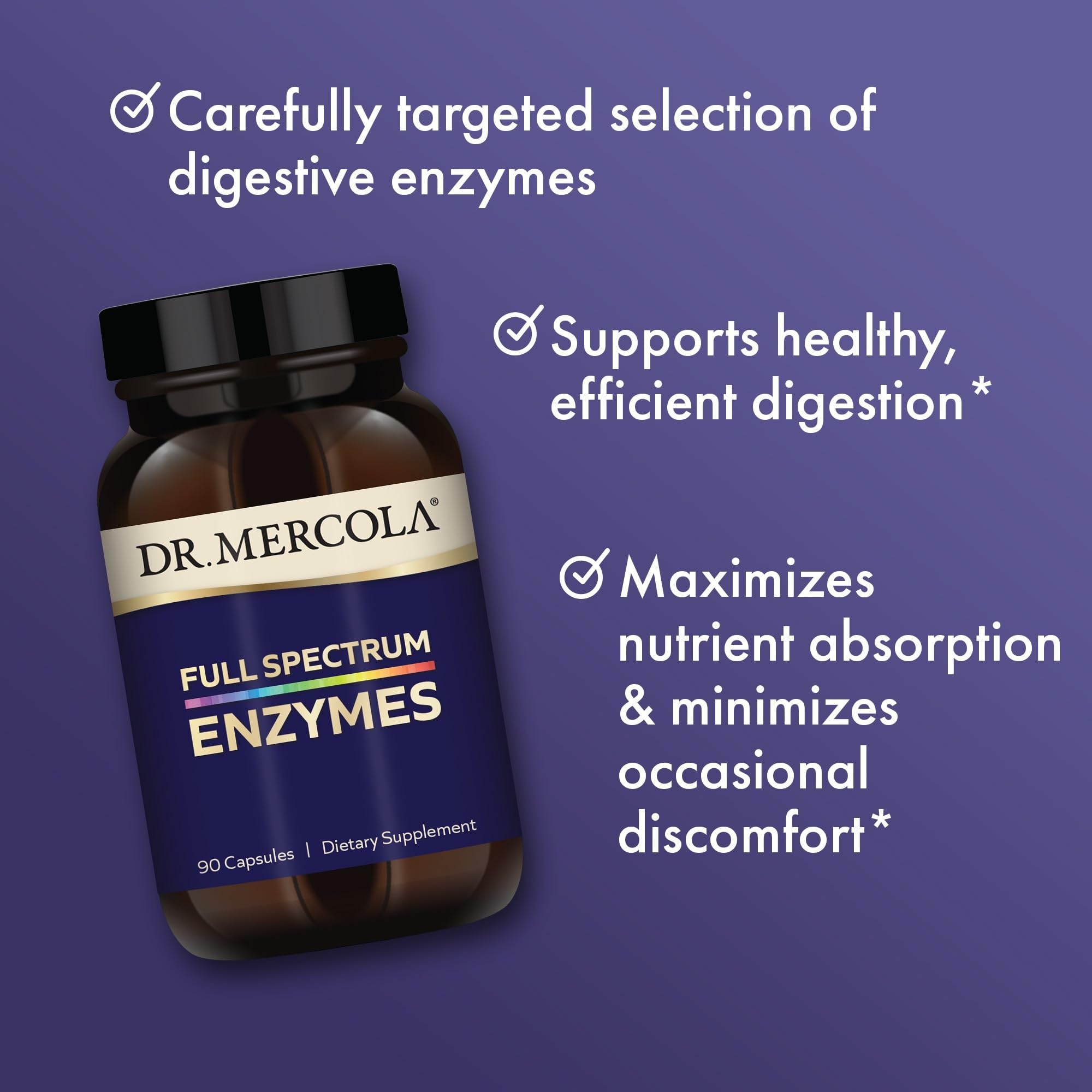 Dr. Mercola Full Spectrum Enzymes 100g ingredients list