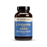 Dr. Mercola L-Theanine Plus GABA 200 mg 180 capsules front view