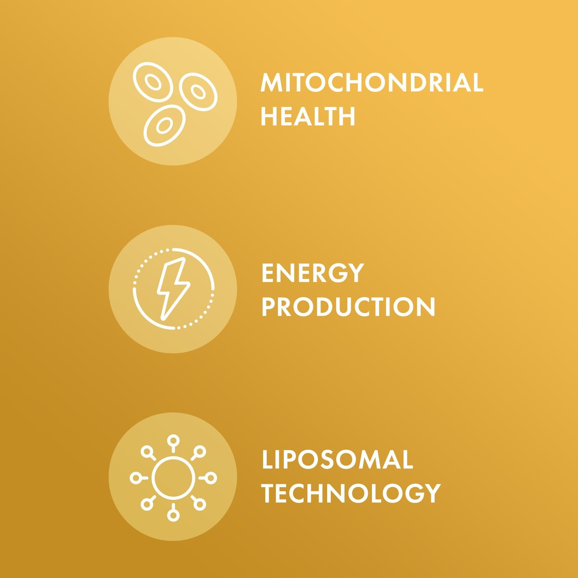 Dr. Mercola Liposomal Ubiquinol CoQ10 100mg capsules close-up