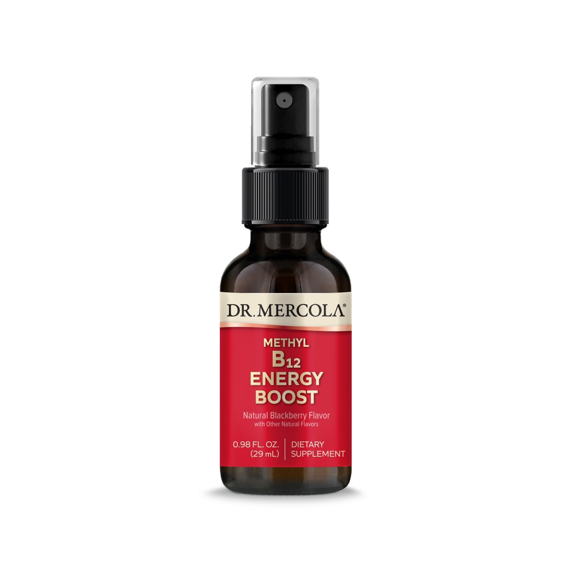 Dr. Mercola Methyl B12 Energy Spray 1000mcg front view
