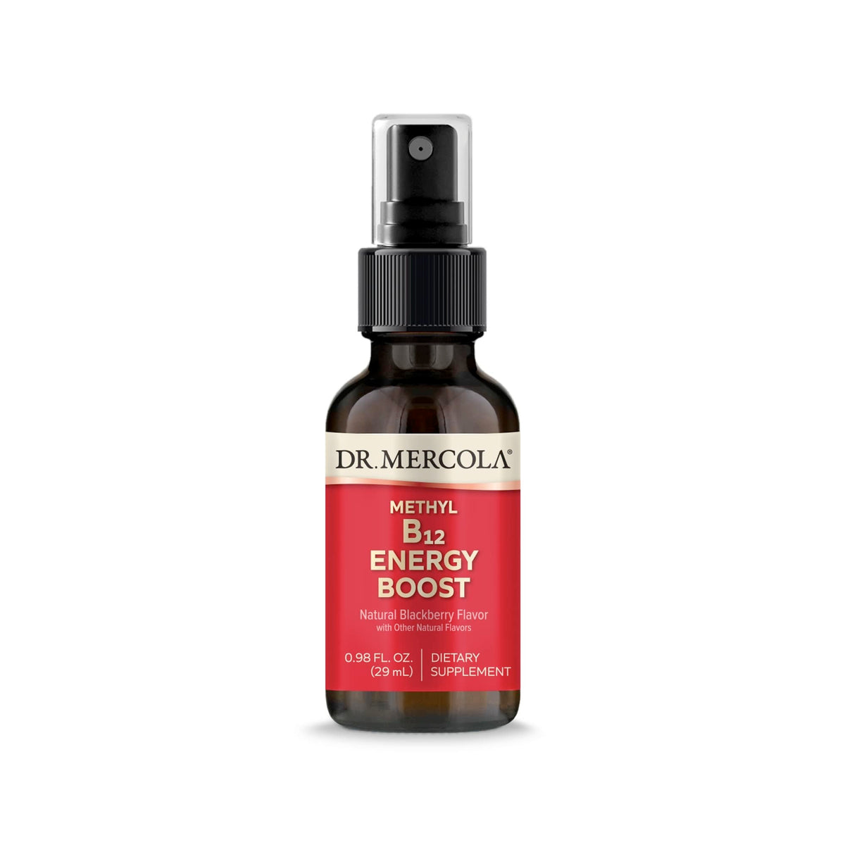 Dr. Mercola Methyl B12 Energy Spray 1000mcg front view