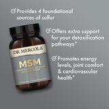 Dr. Mercola MSM Sulfur Complex ingredients list